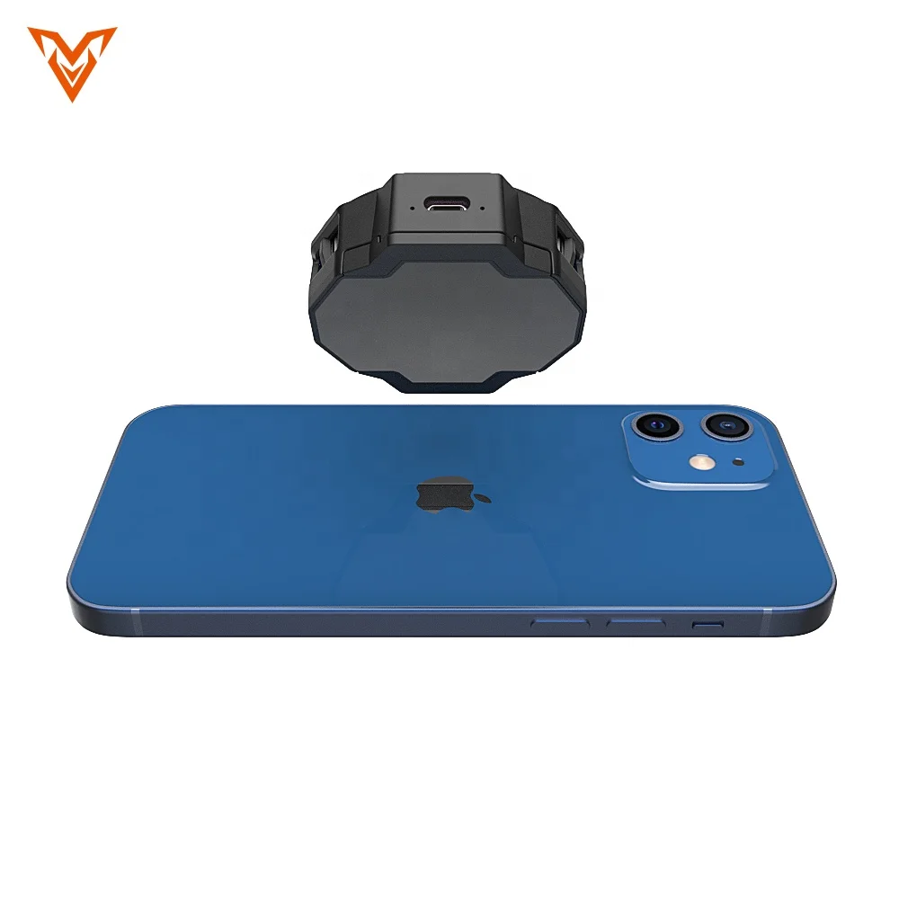 

High quality Mobile Cooler fan RGB Wireless Charger Magnetic wireless charging Cooling fan for smartphone playing game, Black,silver