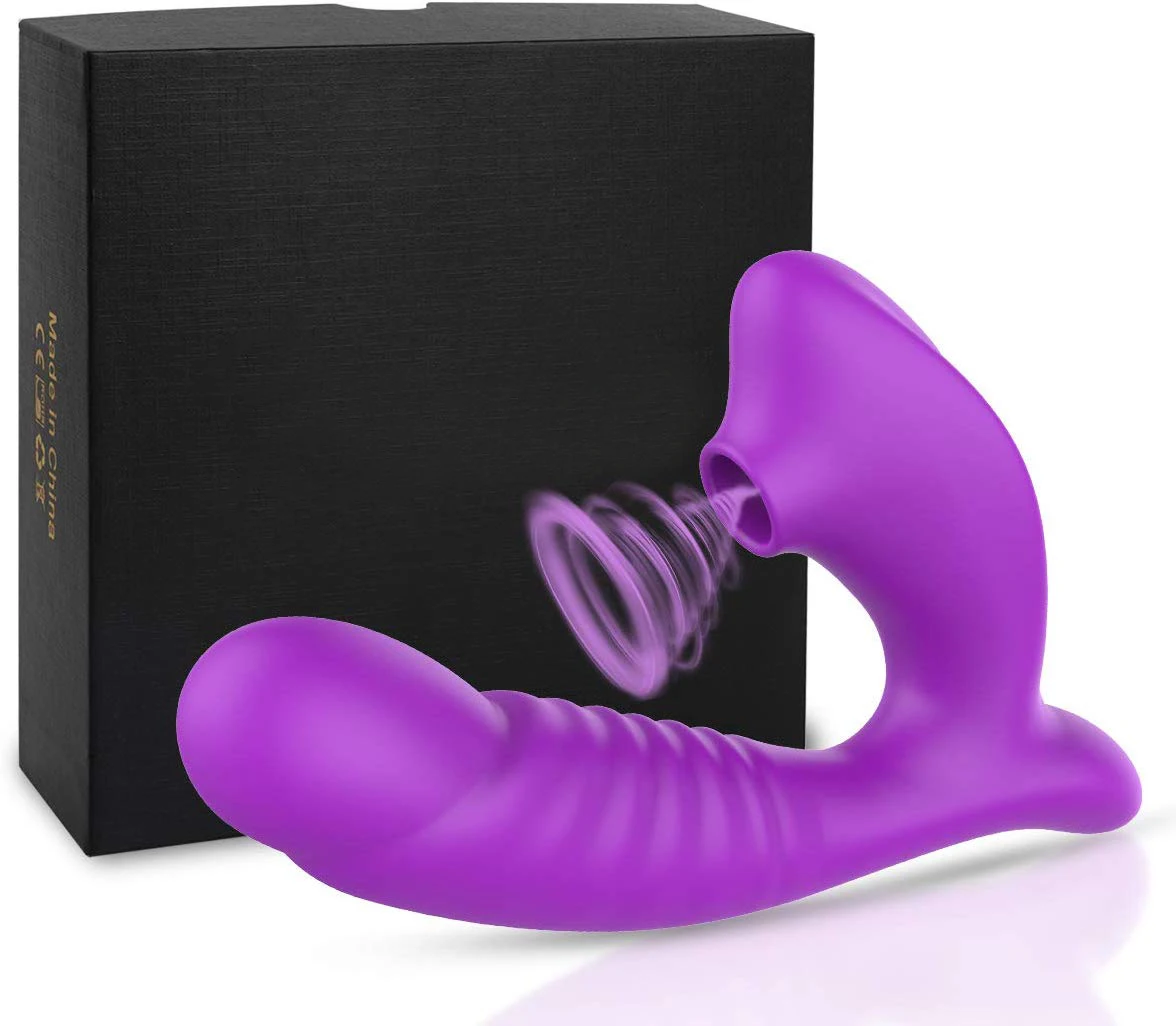 

Full silicone sucking vibrators multiple clitoral stimulation modes clit sucker oral sex toys for women