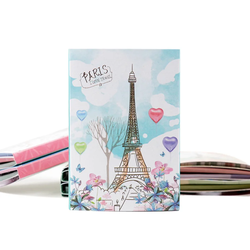 

Wholesale Paris Tower Six Fold Notepad Book Random Cute Memo Sticker Study Office Supplies Index Sticky Notes kawaii Stationery