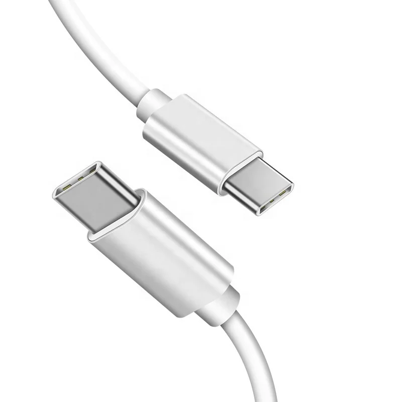 

High Speed USB Charging Cable 1M USB Cable C to C PD Fast Charging Original Type c Data Cable in Stock for Mobile Phone, White