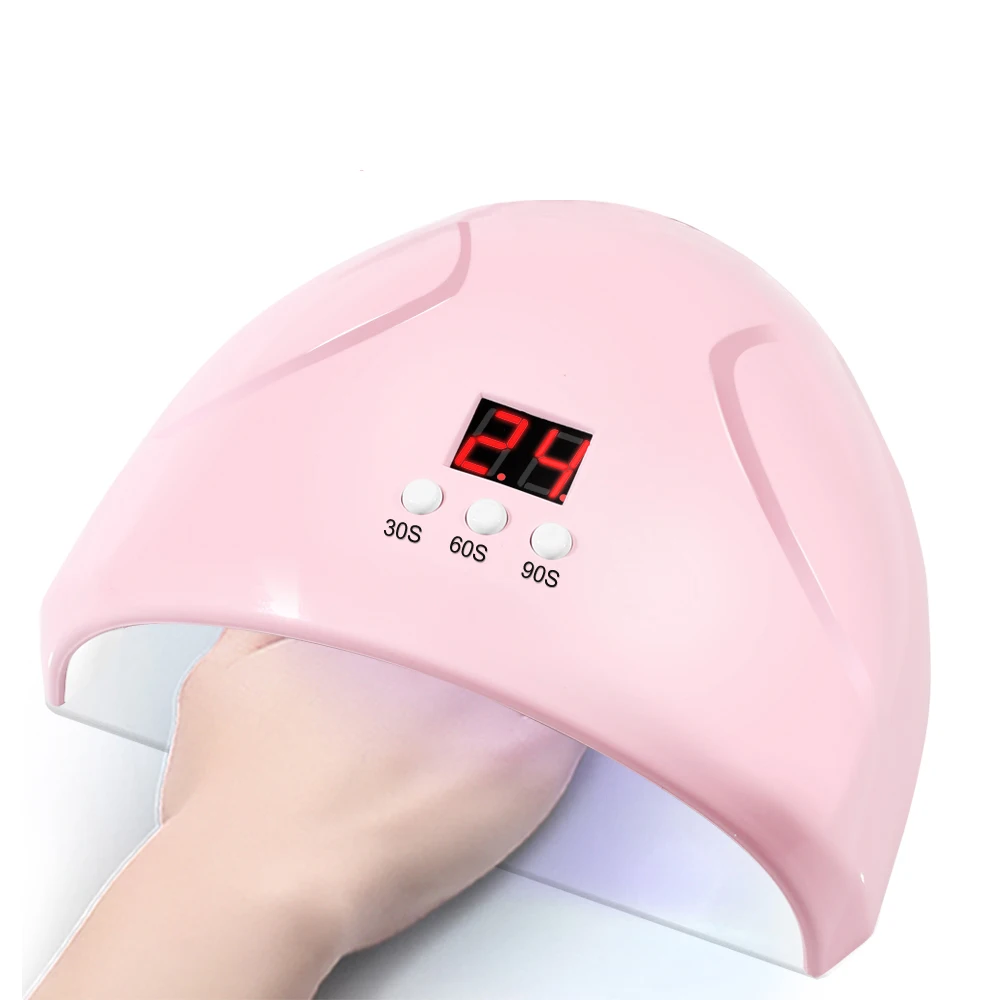 

NEW High Quality 36W Nail Dryer 30s/60s/90s USB Connecter Timer Led Nail Lamp 12 Beads UV Lamp, 7 colors optional