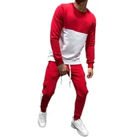 

Men's suit fashion trend long-sleeved hoodie multi-pocket pants casual sports set