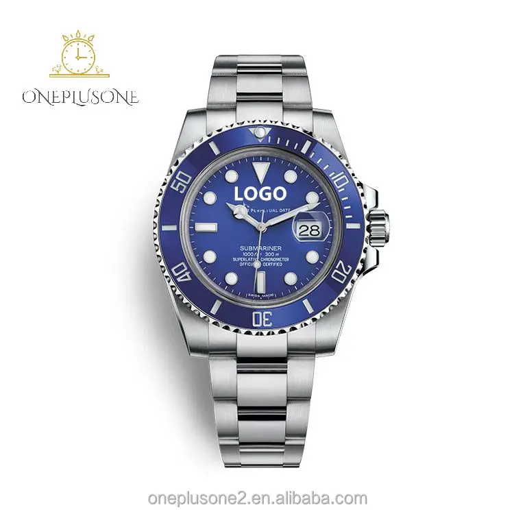 

3A quality 40mm Luxury Automatic watchs men 904L Stainless Steel Rolx Watches