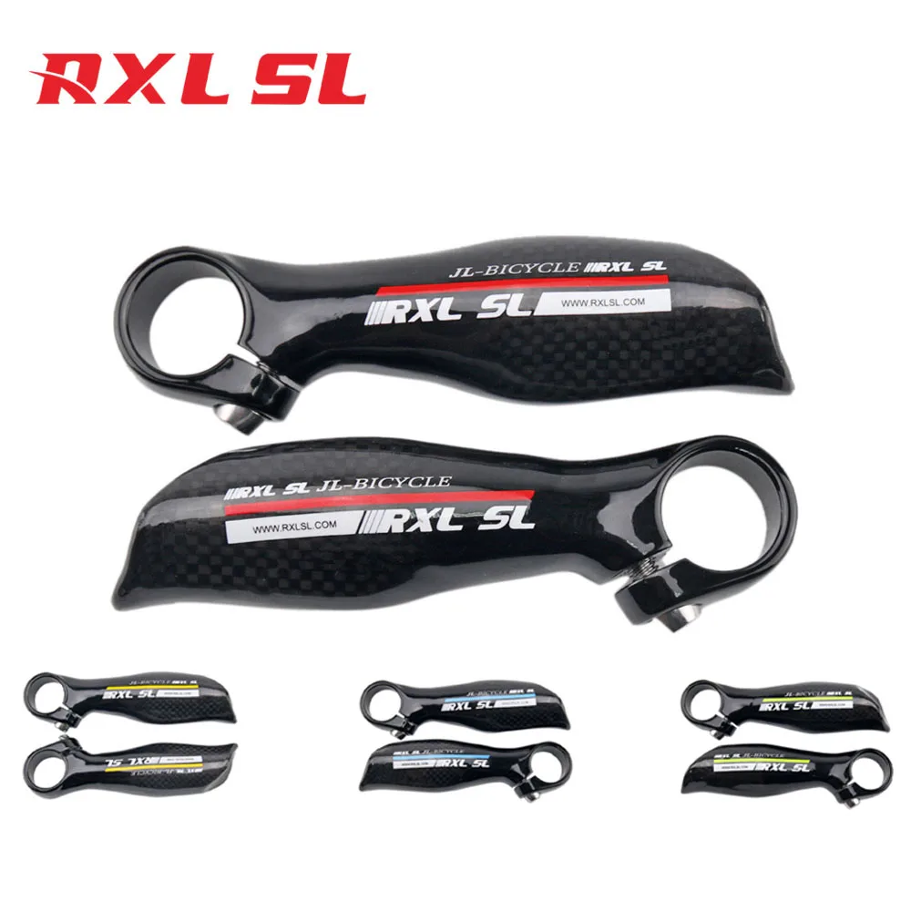 

RXL SL Mountain Bike Bicycle Bar Ends Carbon Fiber MTB Cycling 3K Gloss/Matte Handlebar Horn 120g