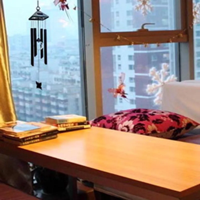 solar wind chimes light