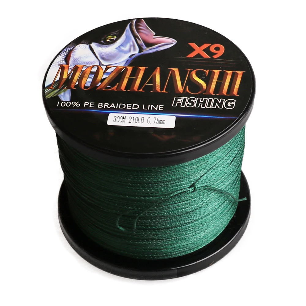 DORISEA MOZHANSHI 9 Strands 100M-2000M PE Multifilament Braided Fishing Line Wire 15-310LB, Black,blue,green,yellow,white,red,grey, multicolor and so on