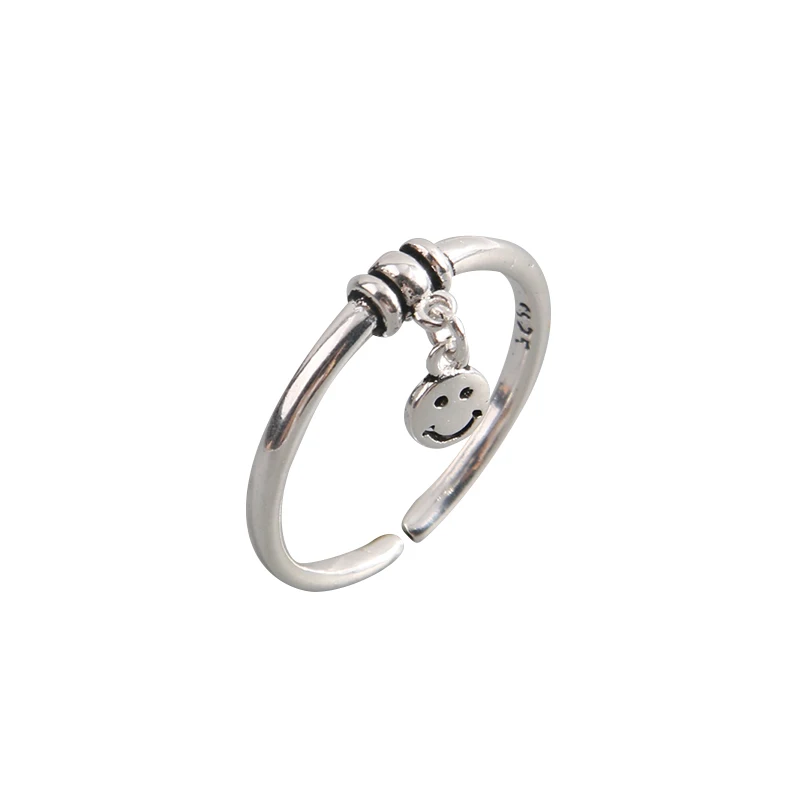 

Simple Personality Star New Smiley Face Pendant Ring
