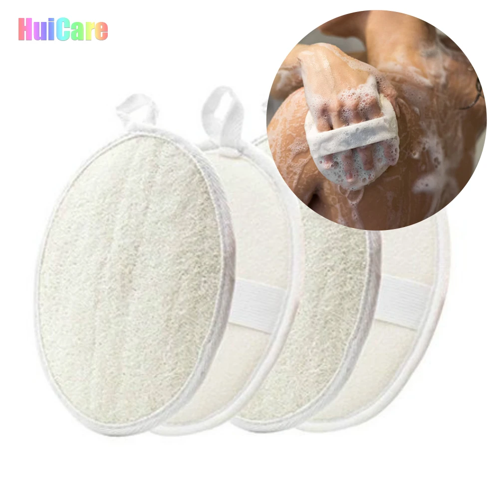 

Bathroom Shower Body Wash Natural Bath Body Exfoliation Scrubbing Loofah Sponge Scrubber Cleaning Pad