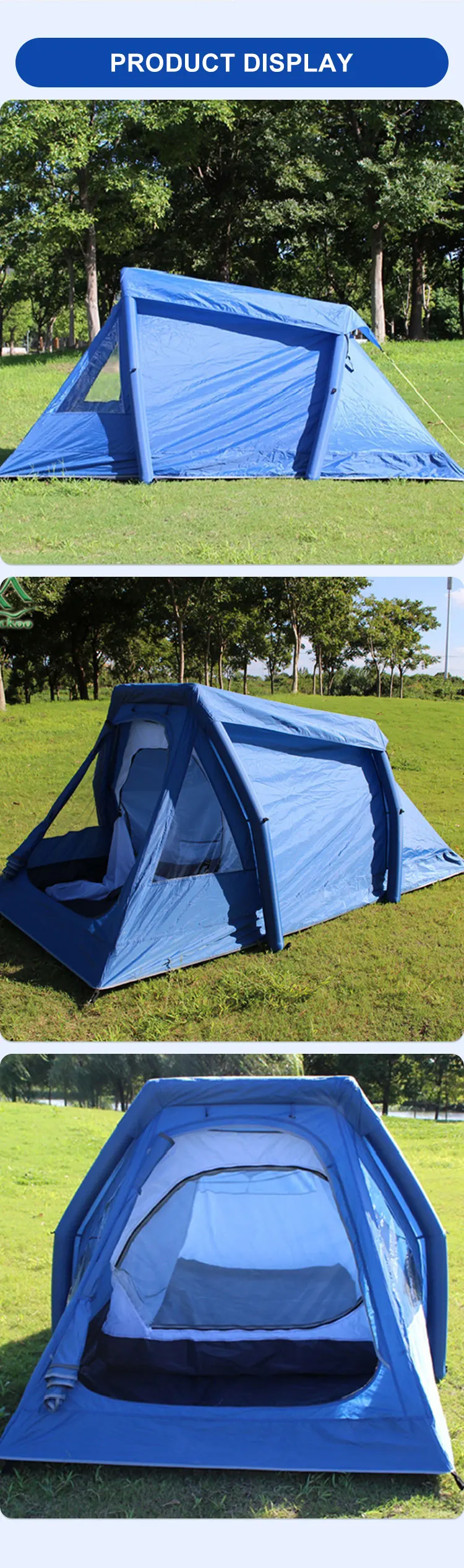 Small Portable Air Conditioned Tent / Air Tight Tent With Inflatable