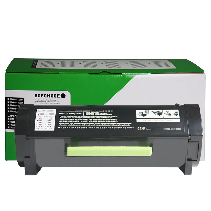 

HITEK Compatible Lexmark MS410 MX410 MX MS 410 50F1X00 501X Toner Cartridge For MS310 MS510 MS610 Printer