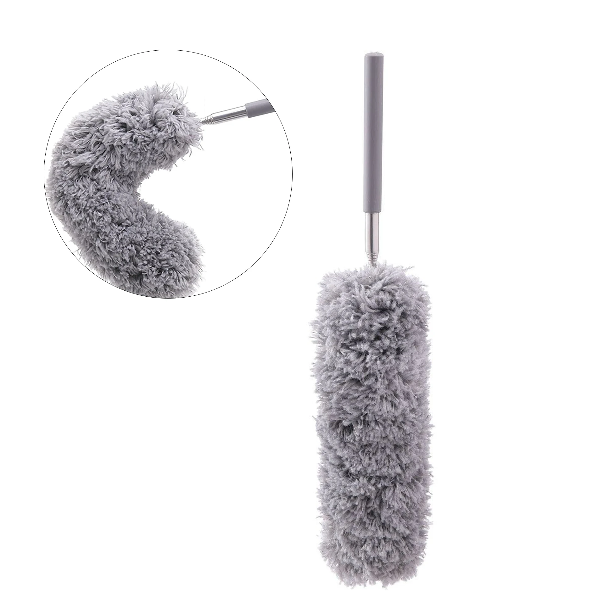 

C141 Stretch Extend Microfiber Dust Brush Adjustable Feather Duster Household Dusting Brush Telescopic Car Cleaning Duster