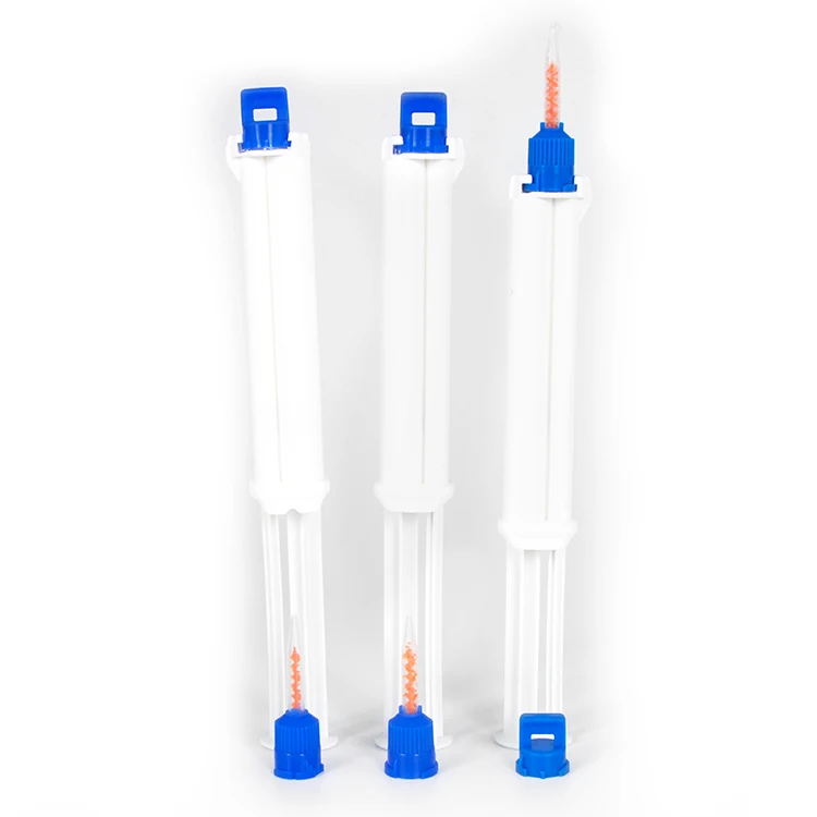 

Professional Advanced Peroxide Teeth Bleaching Whitening Gel 2.5ML Clinic Use Dual Barrel Syringe, White sponge + blue handle