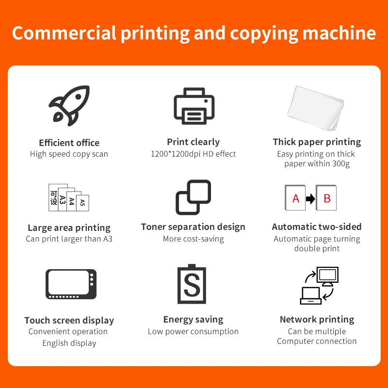 
Copiadora e Impressora a Color All-in-one Printer for Ricoh MPC3003 