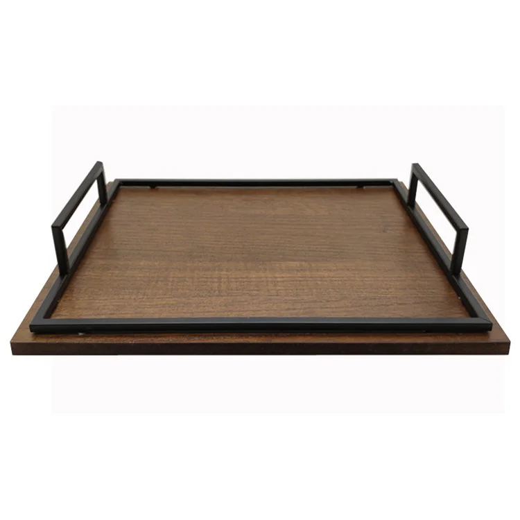 2020 New arrival wooden trays for coffee table wooden serving tray