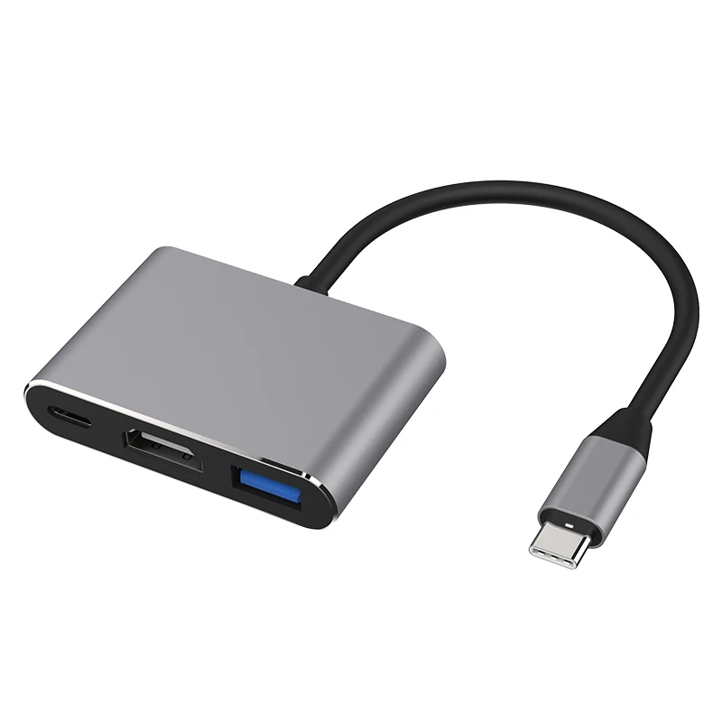 

USB-C To HDM-I 3 in 1 Cable Converter for Samsung Huawei iPad Mac NS USB 3.1 Type C To HDM-I 4K USB 3.0 3.2 Adapter Cable