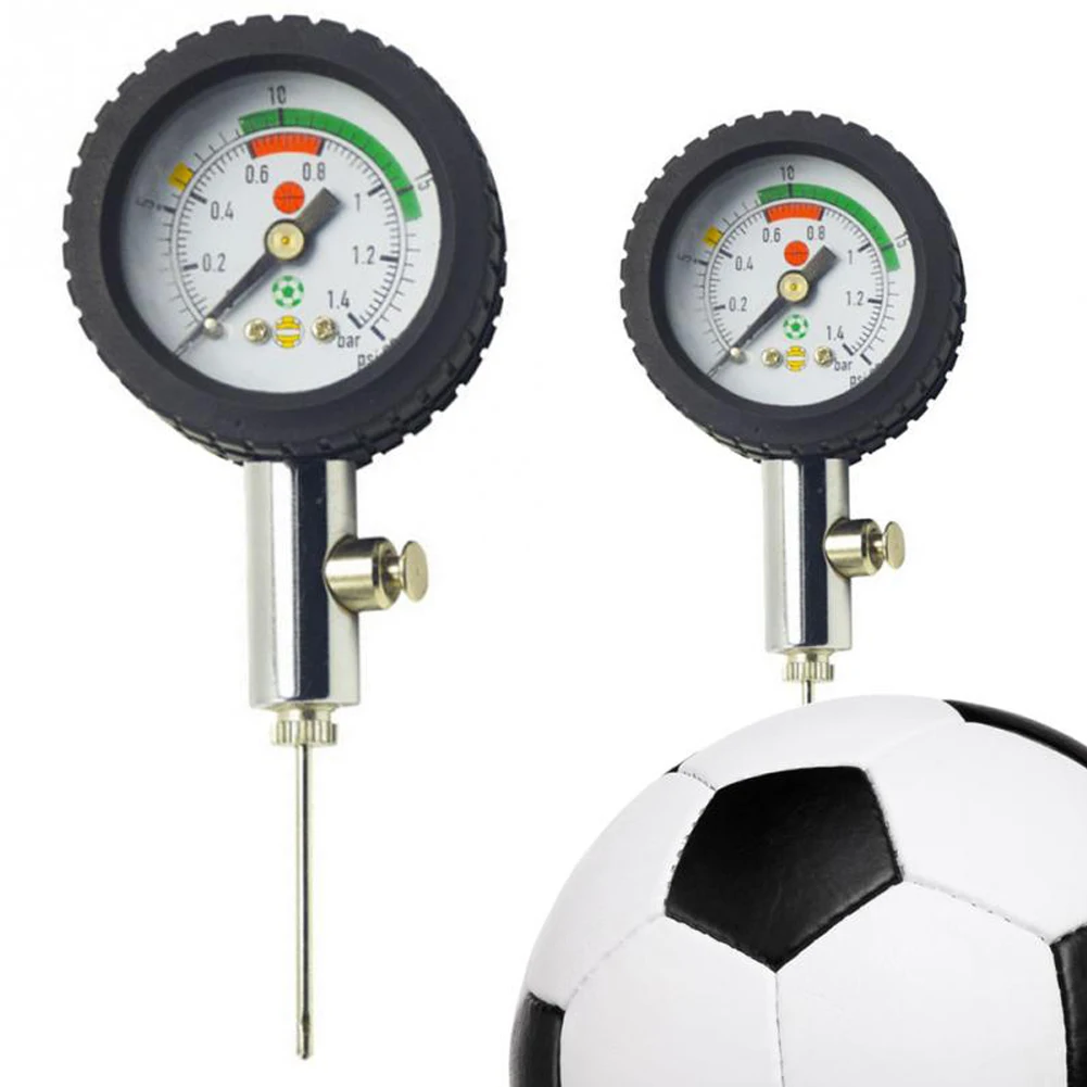 

Air Pressure Gauge Ball Meter Basketball Football Volleyball Stainless Steel Barometer Tools Air Regulator Pressure Measure Tool