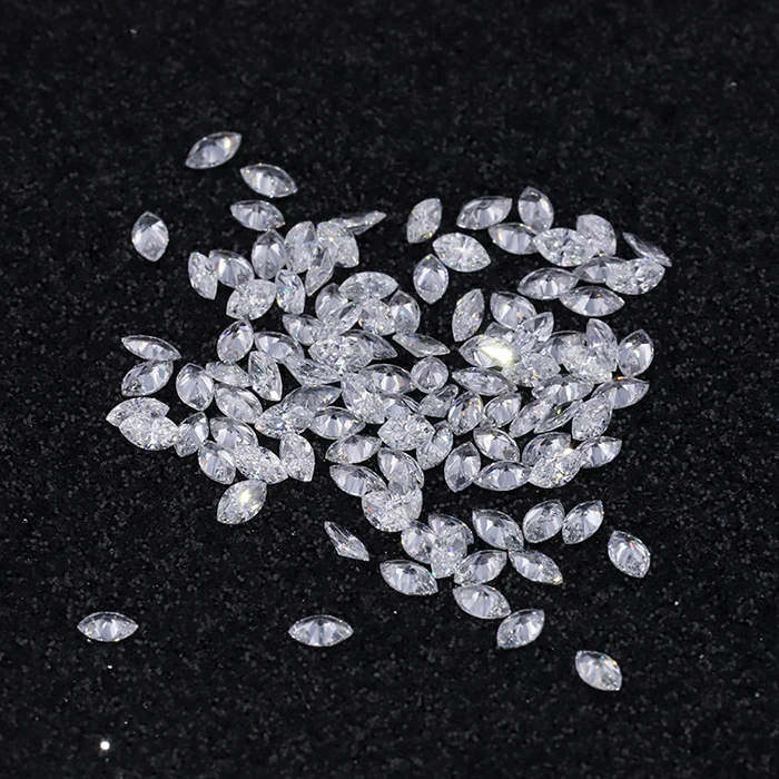 

GIA/IGI Certified Custom Wholesale 0.1 Ct Synthetic Polished CVD HPHT VVS Lab Created Grown Marquise Loose Melee Lab Diamonds