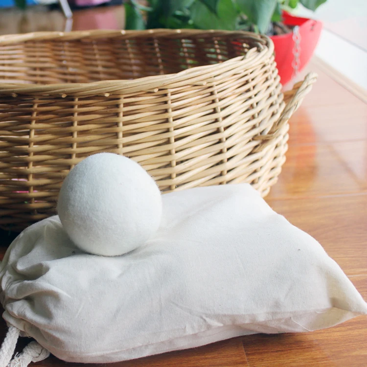 

Ball Eco-Friendly 100% Nepal Sheep 6-Pack Hair Lint Wholesale Bulk Laundry Wool Dryer Balls
