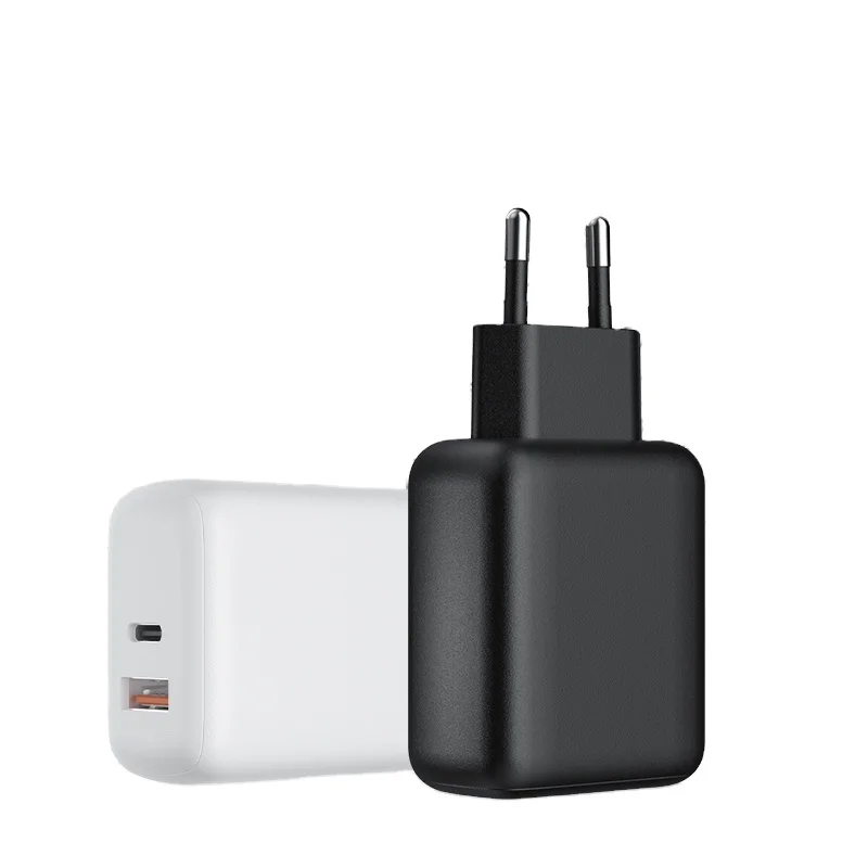 

top selling wholesale PD QC adapter 20W 2 ports universal usb travel charger, White /black