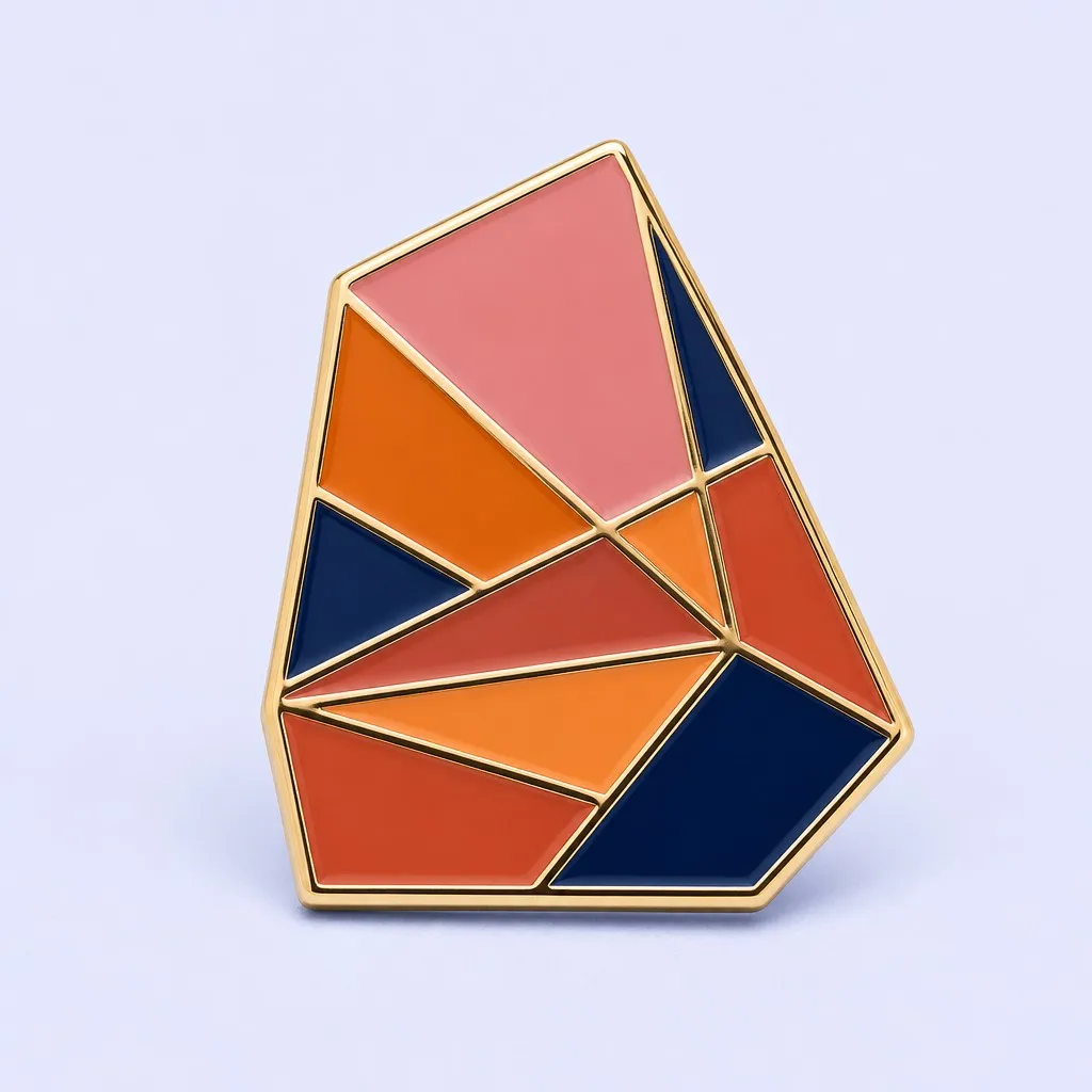 Sunset Geometric Silhouette