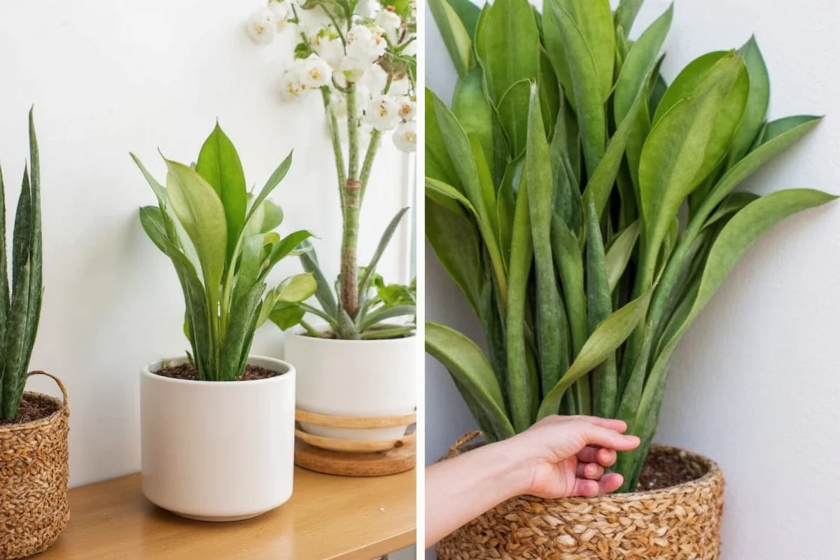 how to trim snake plant