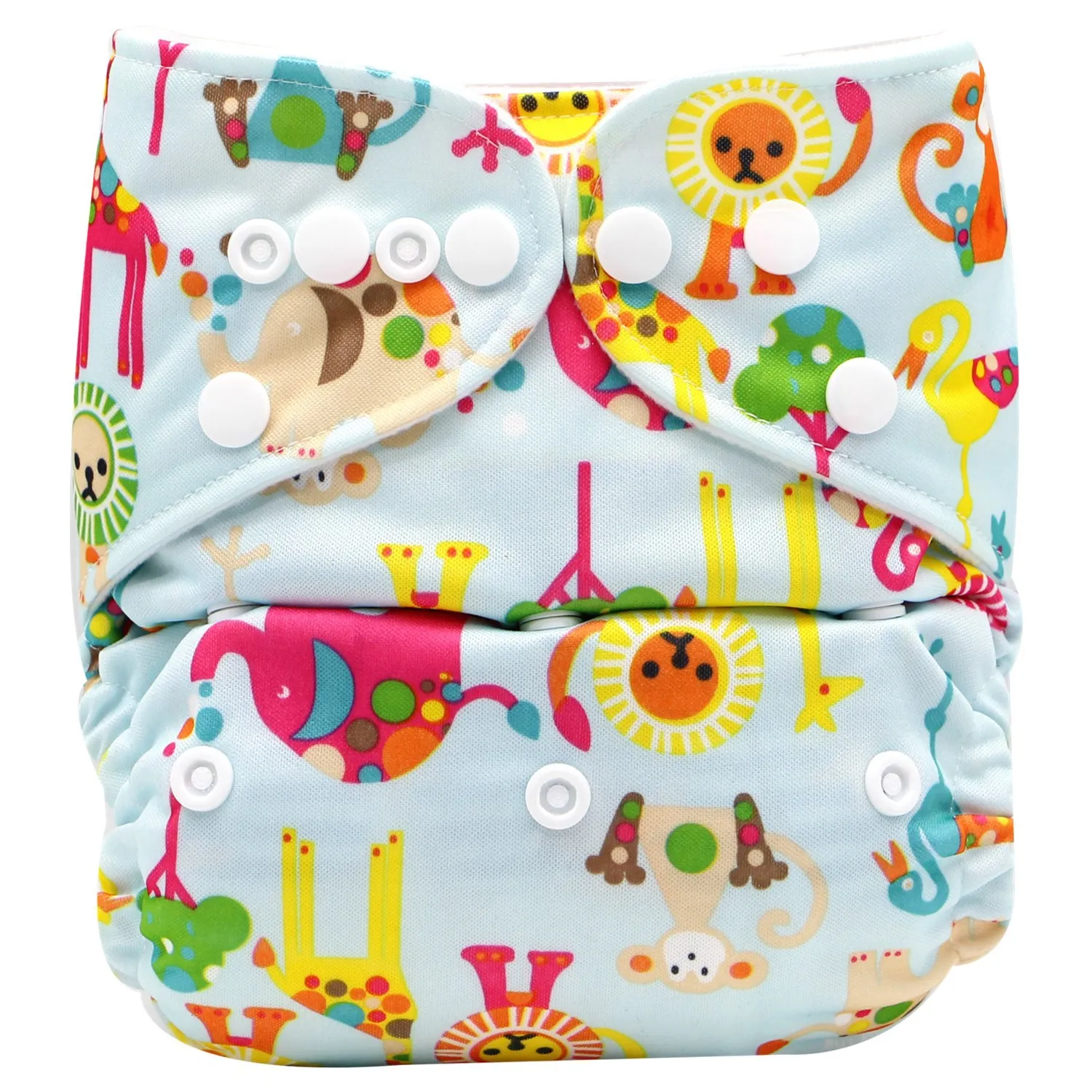 

Low Moq Comfortable Ecological Bamboo Babies Nappies Washable Cloth Diapers For Newborn, Multi color