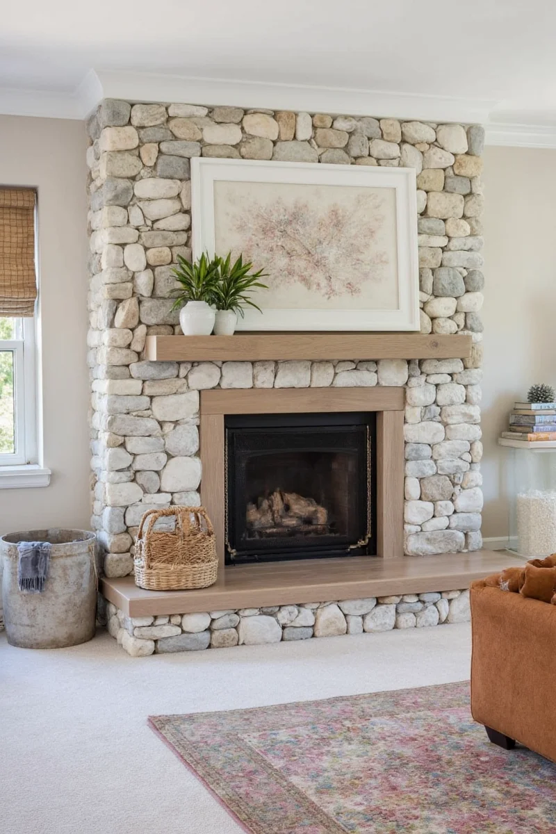 Fireplace color palettes comparison