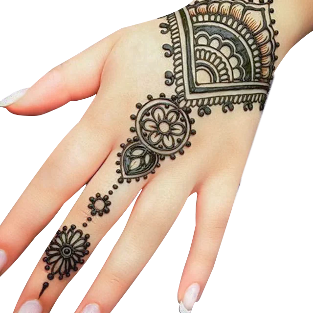 

Latest Body Art Type Airbrush Henna Sticker Applying Henna Tattoo Stencil, Black