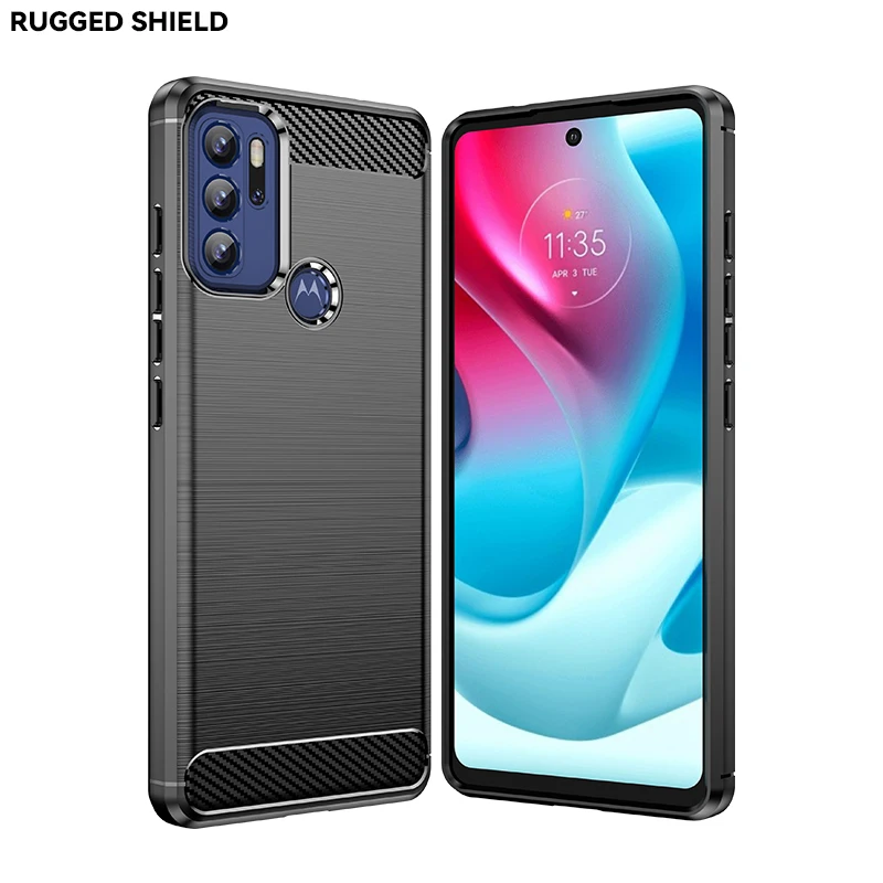 

Carbon Fiber Shockproof Soft TPU Back Cover mobile Phone Case For Motorola one motorola G 5G plus