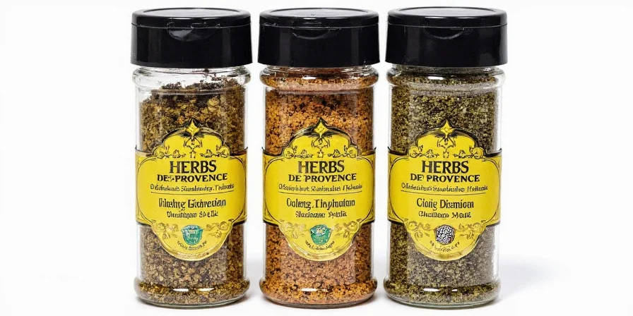 Various dishes using herbs de provence