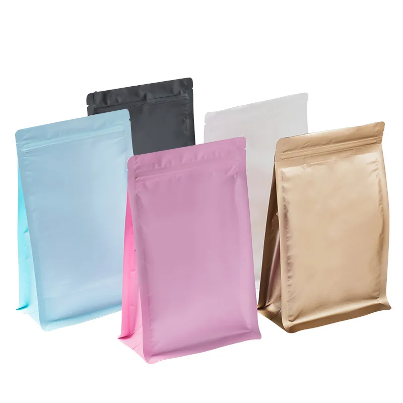 frosted plastic zipper bolsas