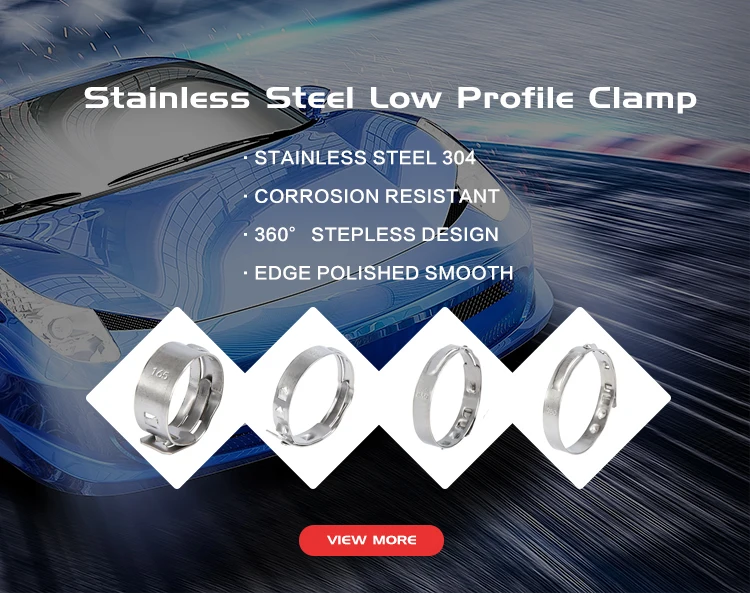 Earless Low Profile Clamps For Cv Boot And Steering Rack On Atv Utv