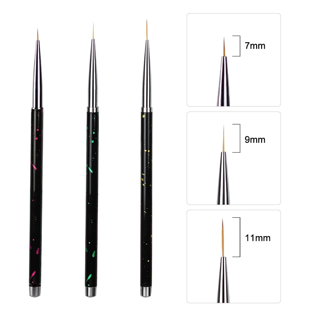 

Professional Wholesale Mini Manicure Pedicure Nail Pen Thin Nail Liner Brush