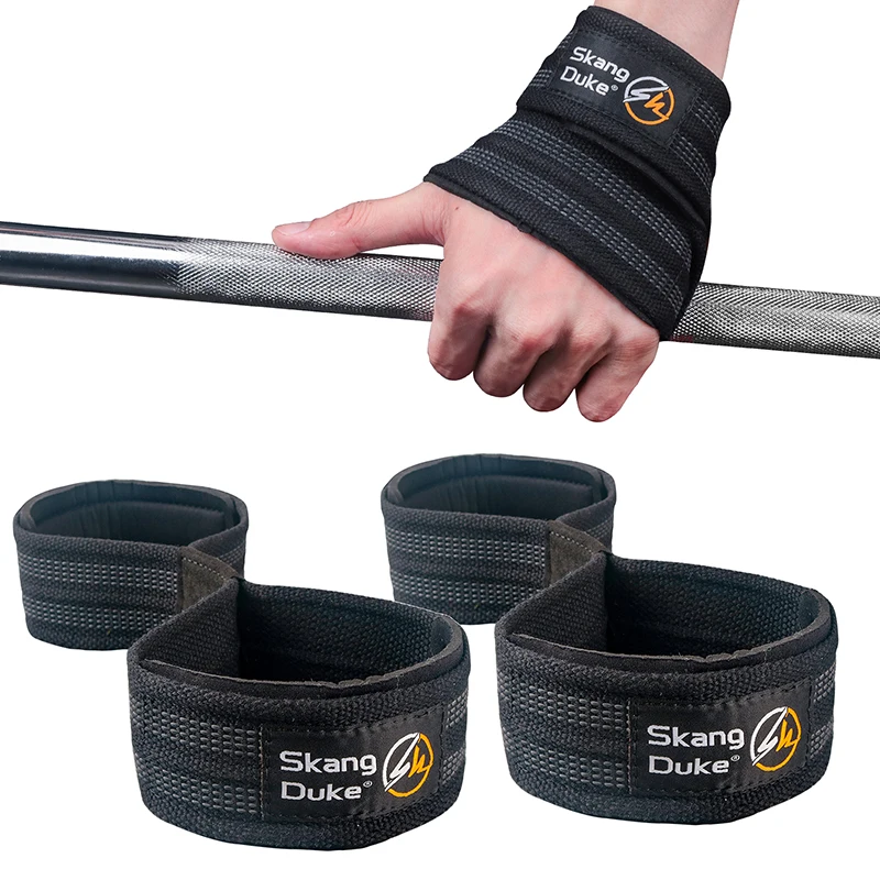 

Wholesale OEM Deadlift Strap Heavy Duty Weight Lifting Straps Workout Gym Training Powerifting Wrist Straps Figure 8, Black,customized color