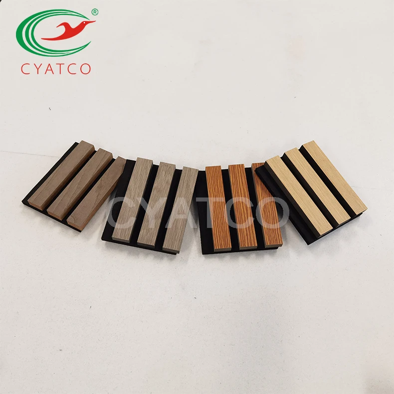 

Eco Environmental Fast Delivery Wall Covering Panels Wall Sound Proof Padding Akupanel Polyester Fiber Wood Acoustic Slat Panels