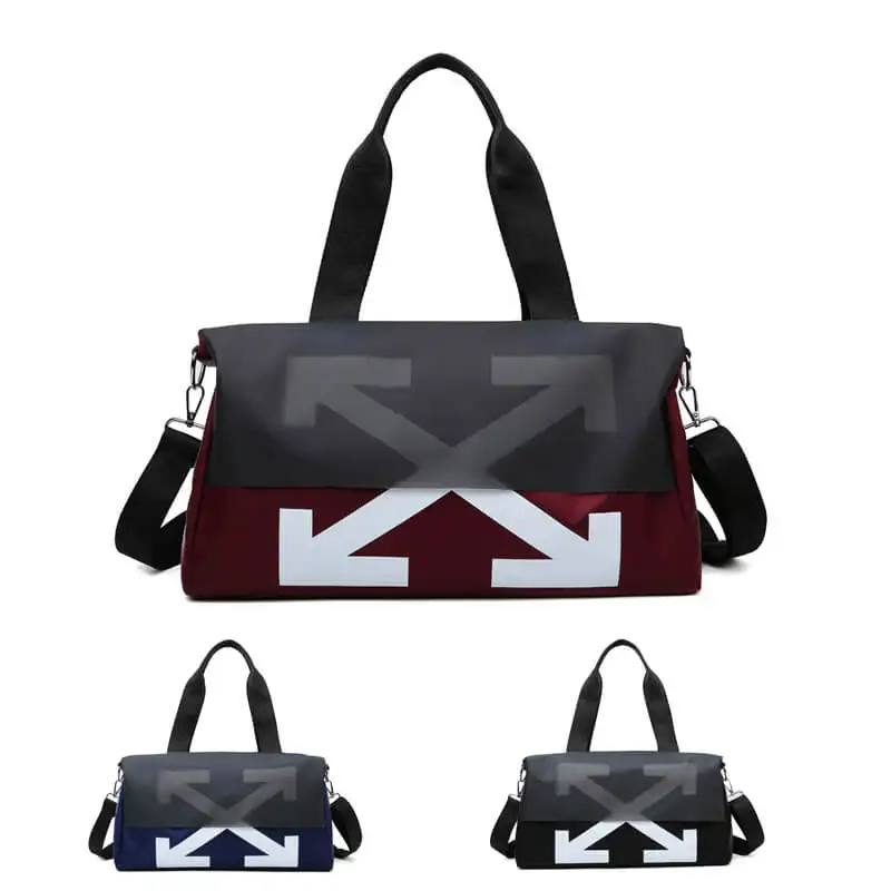 

V-003 Custom logo fashion design outdoor travel bags sports duffle bag