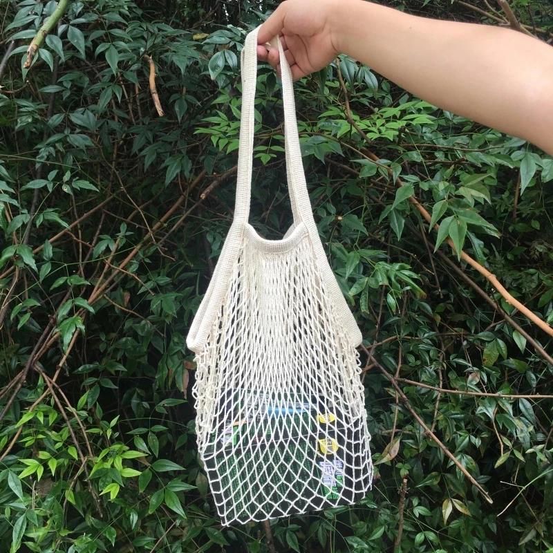 Ecofriendly Portable Washable Drawstring Mesh Net String Netting