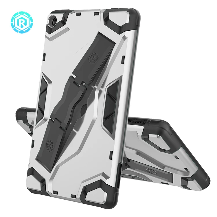 

Shockproof dual layer hard back cover hybrid PC TPU tablet case back housing for Amazon fire 7 2019, Black, silver, rose gold,green