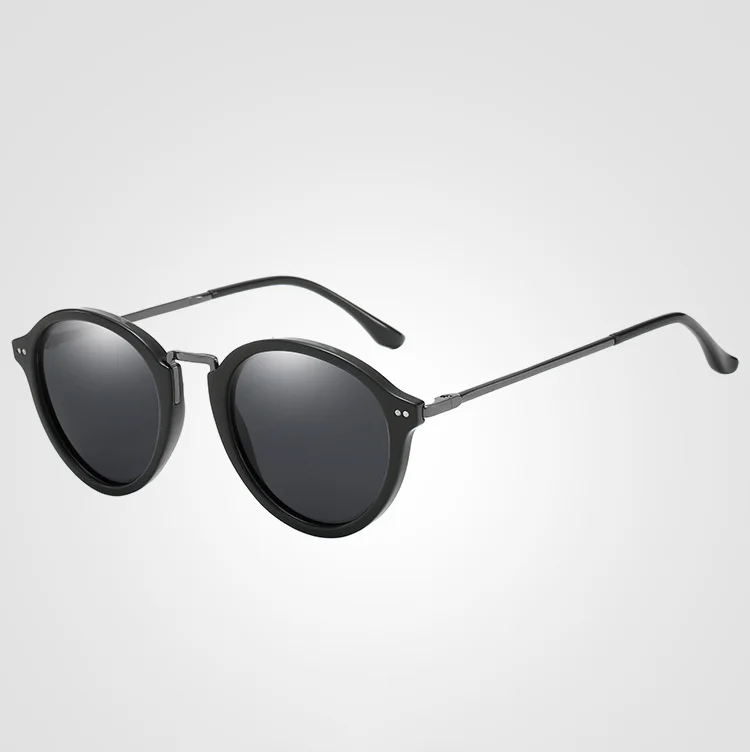 

Brand Fashion Unisex TR Sun Glasses Polarized Coating Mirror Driving Round Eyewear For Men Women