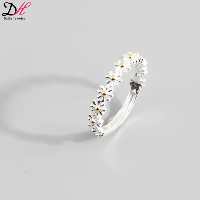 

2021 New Simple Fashion Ring Niche Design Small Daisy Open Ring