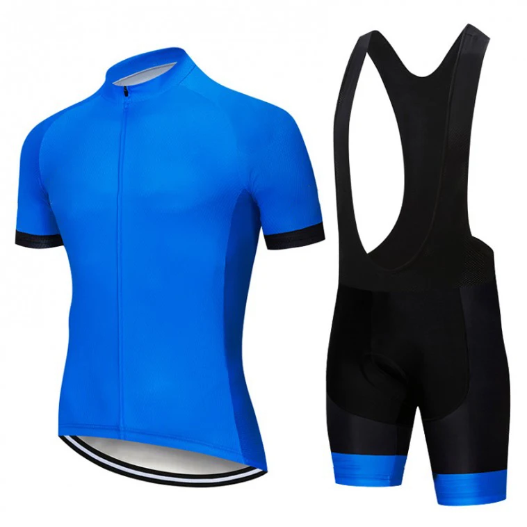 

men short sleeve quick dry shirt and breathable 9D gel pad cycling bib shorts outdoor maillot ciclismo cycling jersey set