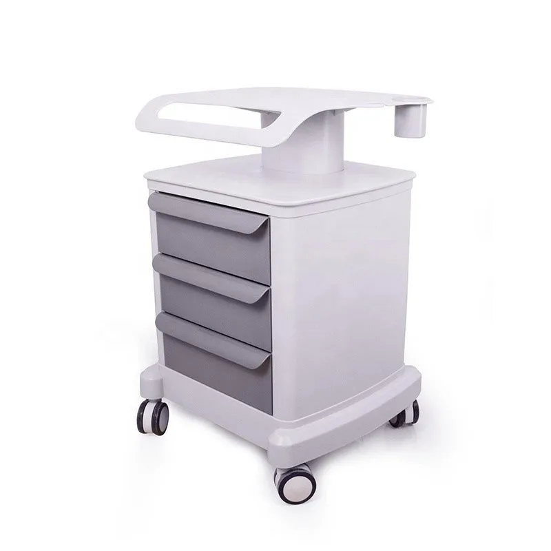 

4-wheel beauty machine stand trolley with good quality