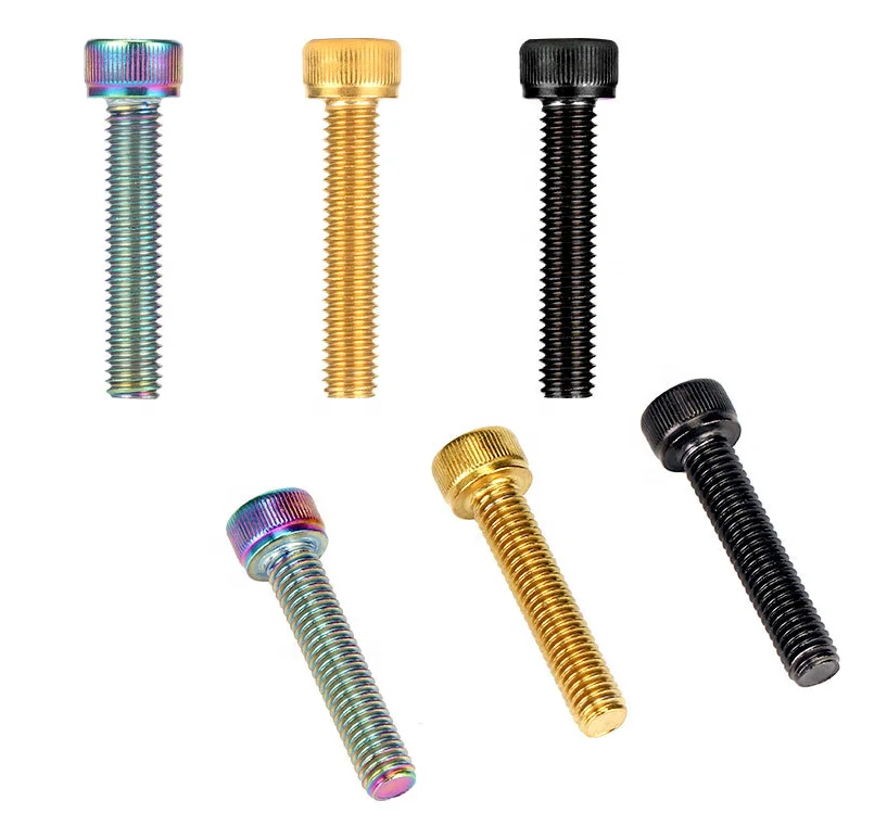 
23029 M6*30mm Bike Headset Cover Alloy Bolts, Bicycle Stem Fork Screws 
