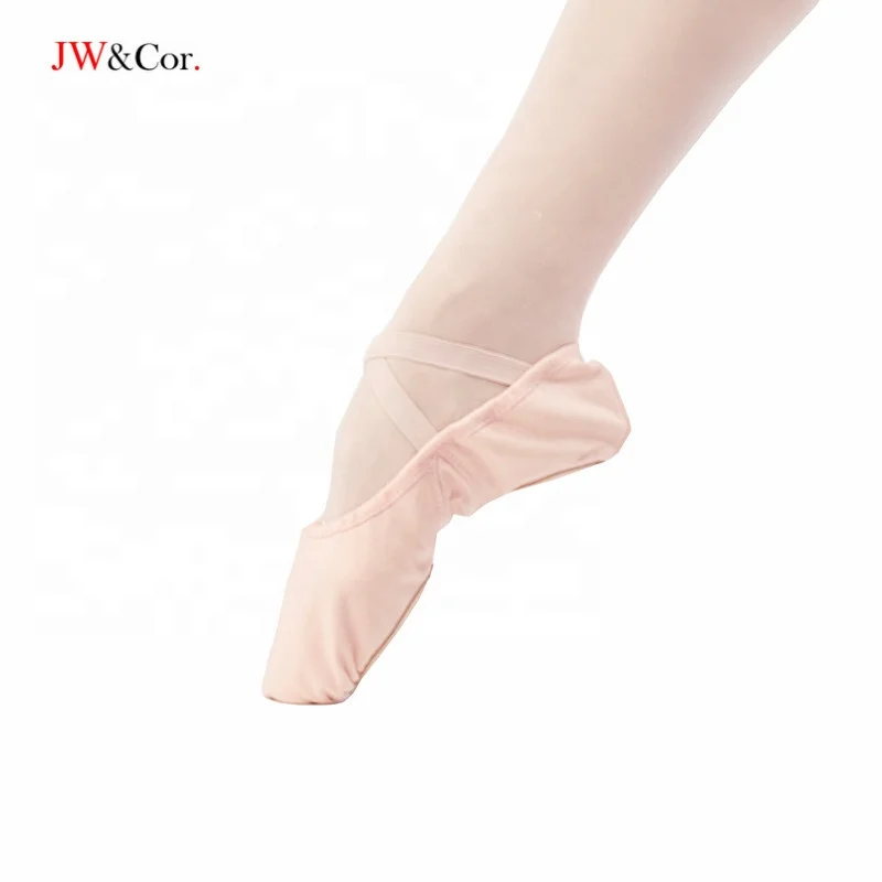 
JW OEM & ODM girls kids soft dance custom ballet shoes 