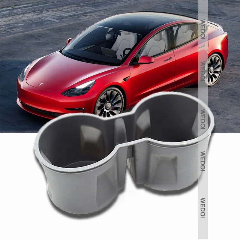 

2022 New Cup Holder for Tesla Model 3 Model Y Car Interior Accessories Cup Holder Organizer For Tesla Accessories