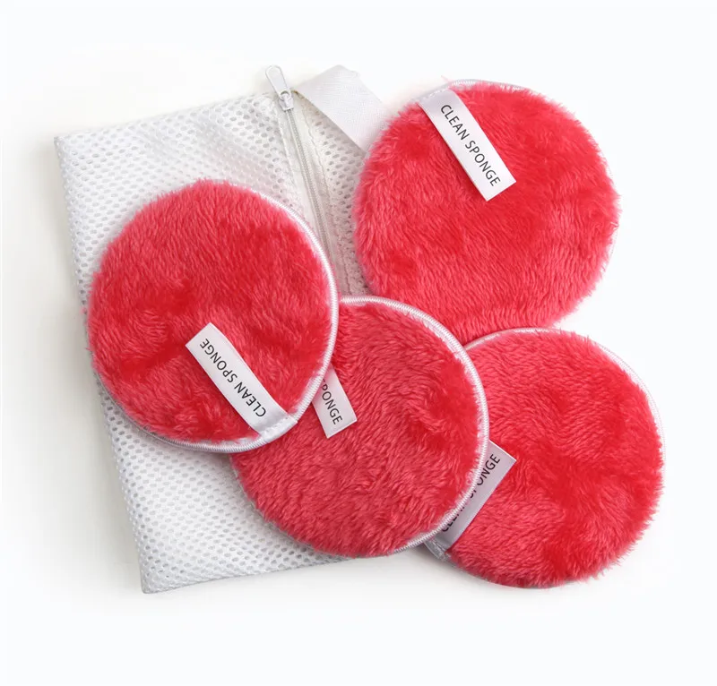 

Eco friendly reusable makeup bamboo pads bundle washable makeup remover pads makeup pads AE040