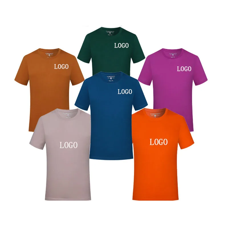 

Wholesale Custom Print Logo Men's Summer Plain T-Shirts 100% Cotton T-Shirts