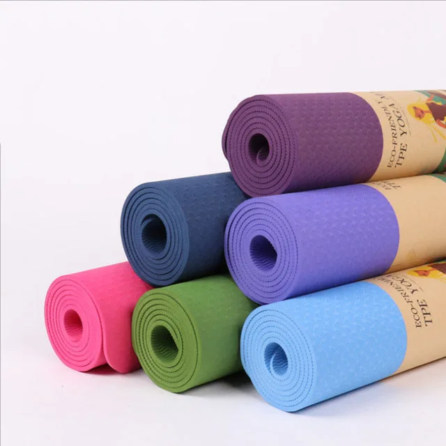 

High quality new product gym home fitness sports exercise non slip light yoga mat, Customized colors