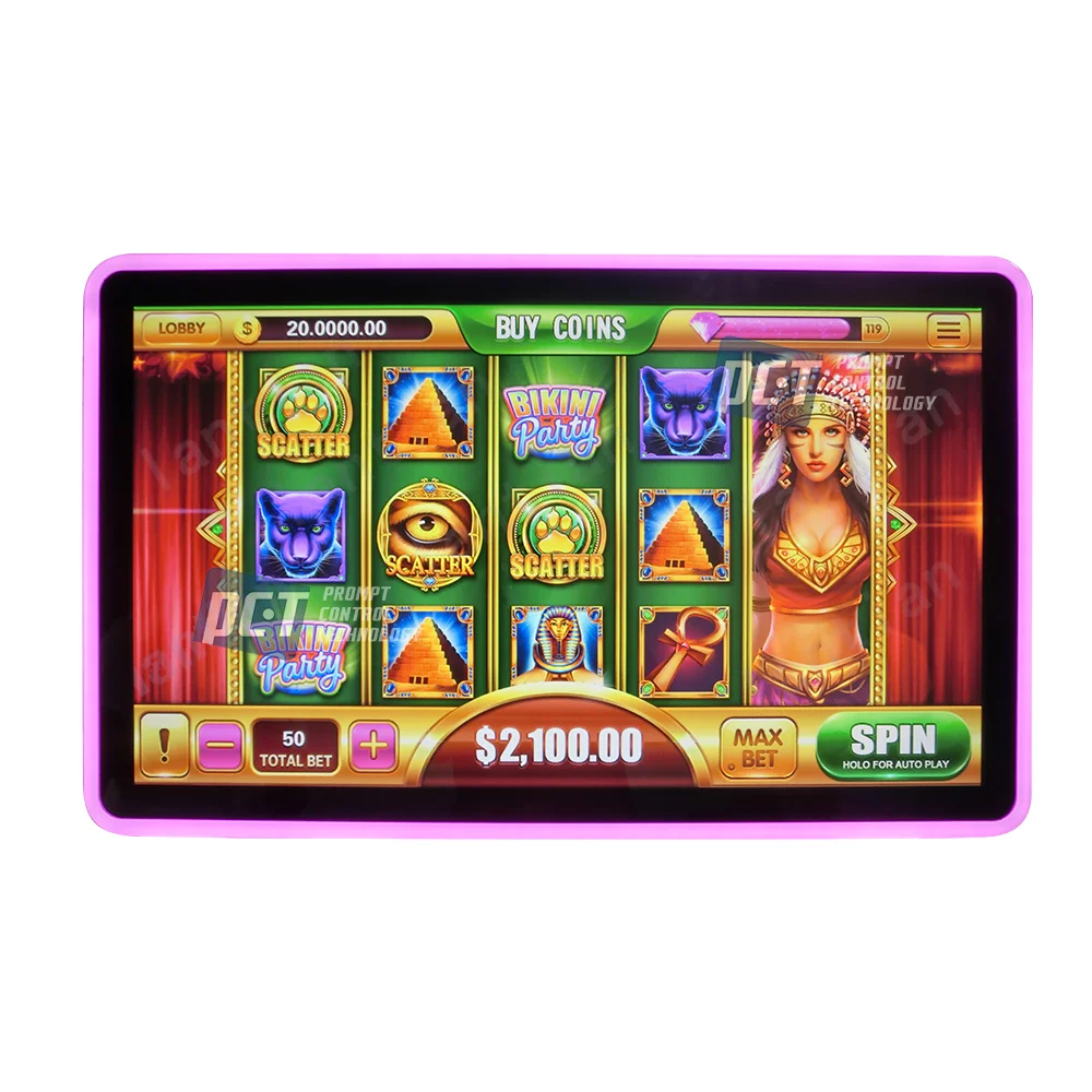 

New Design 24 inch 144hz gaming led framed monitor touch screen for gambling slot machine