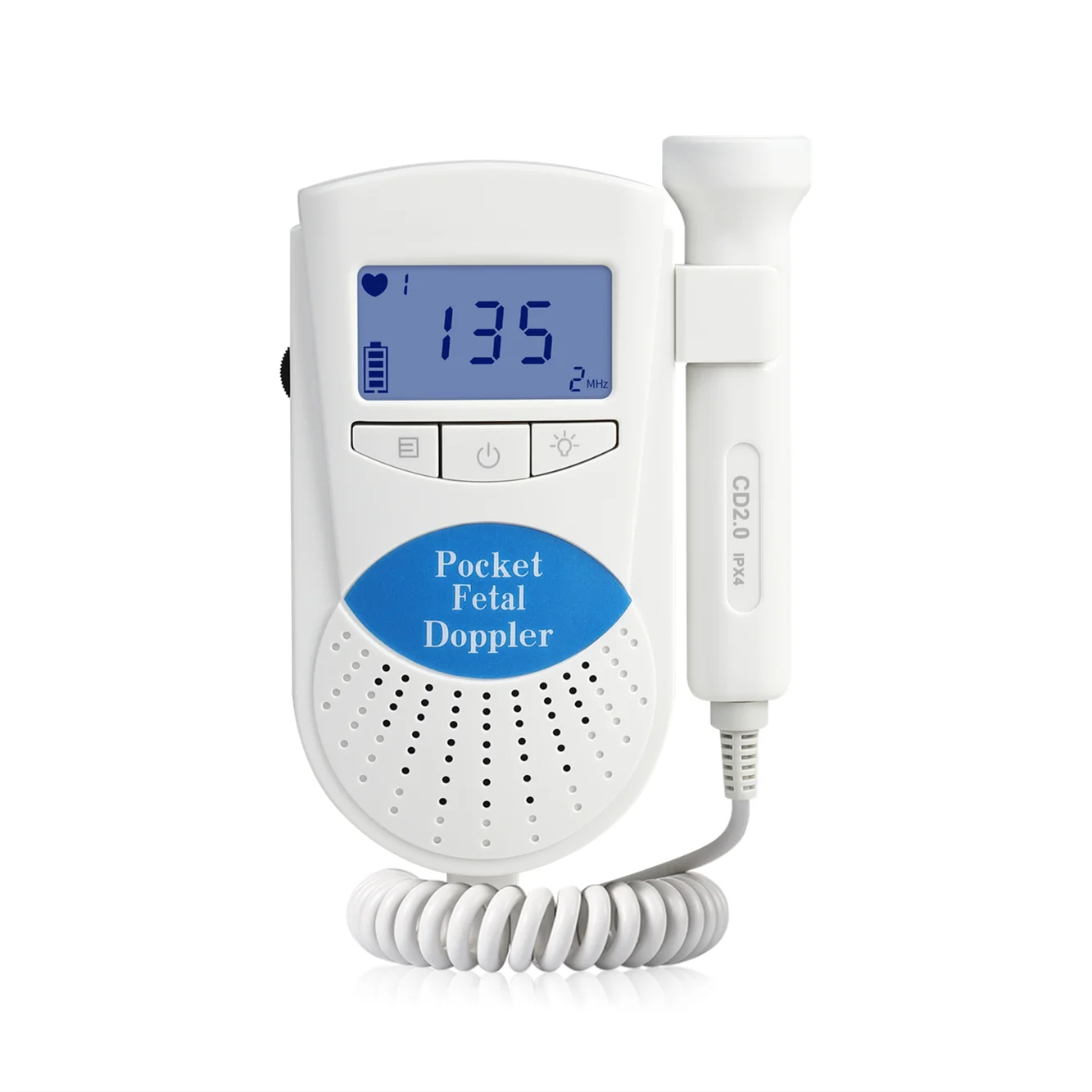 
3.0HMZ pregnant womenultrasound machine portable baby heartbeat monitor fetal Doppler 